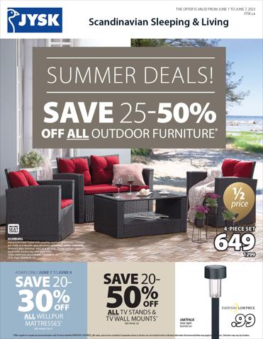 JYSK catalogue in Calgary | This week's offer Flyer | 2023-06-01 - 2023-06-07