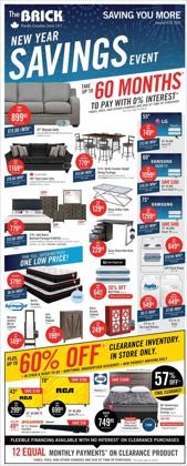 Home & Furniture deals in the The Brick catalogue ( Expires tomorrow)