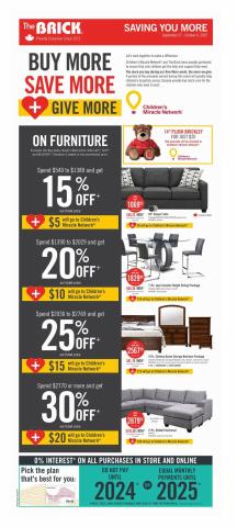 Home & Furniture offers in Toronto | Weekly Flyer in The Brick | 2022-09-27 - 2022-10-06