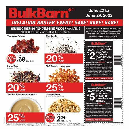 Bulk Barn catalogue in Brandon | Weekly Flyer | 2022-06-23 - 2022-06-29