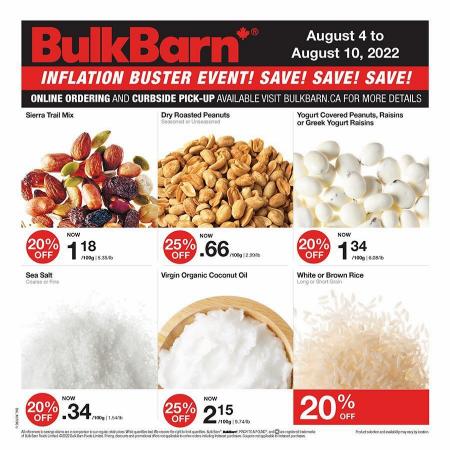 Bulk Barn catalogue in Ottawa | Weekly Flyer  | 2022-08-04 - 2022-08-10