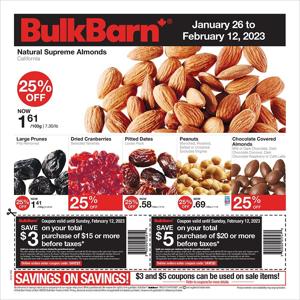 Offer on page 4 of the Bulk Barn Weekly ad catalog of Bulk Barn