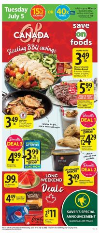 Save on Foods catalogue in Edmonton | Weekly Flyer | 2022-06-30 - 2022-07-06