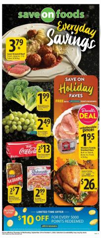Save on Foods catalogue in Prince George | Weekly Flyer  | 2022-09-29 - 2022-10-05