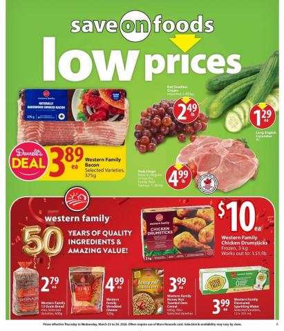 Save on Foods catalogue in Quesnel | Weekly Flyer  | 2023-03-23 - 2023-03-29
