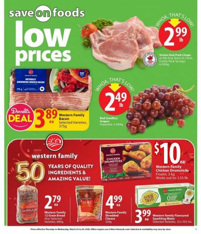 Save on Foods catalogue in Winnipeg | Weekly Flyer | 2023-03-23 - 2023-03-29