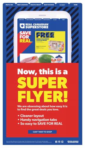 Real Canadian Superstore catalogue | Weekly Flyer | 2022-08-11 - 2022-08-17