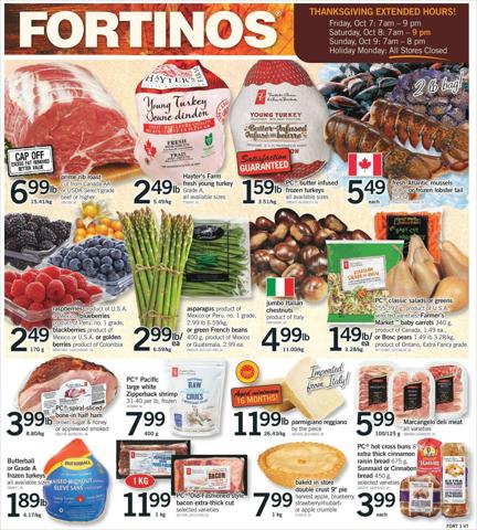 Fortinos catalogue in Bolton | Fortinos flyer | 2022-10-06 - 2022-10-09