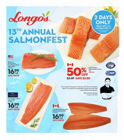 Longo's catalogue in Toronto | Weekly Flyer | 2022-09-15 - 2022-09-28