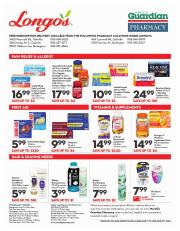 Offer on page 2 of the Pharmacy Flyer catalog of Longo's