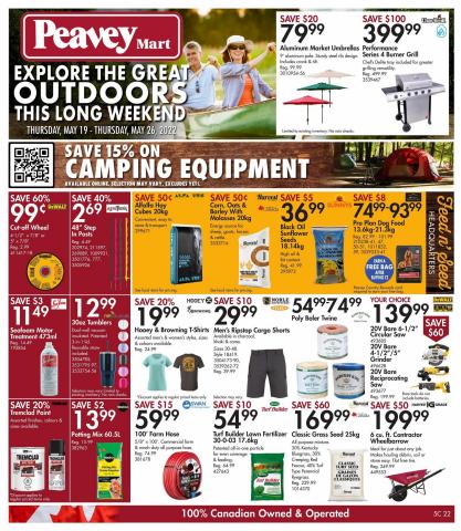 Peavey Mart catalogue in Prince George | Weekly Flyer | 2022-05-19 - 2022-05-26