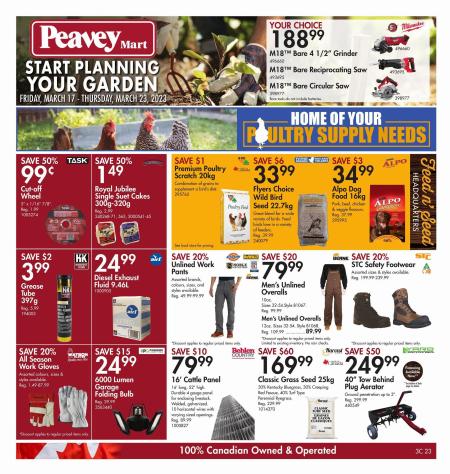 Peavey Mart catalogue in London | Weekly Flyer | 2023-03-17 - 2023-03-23