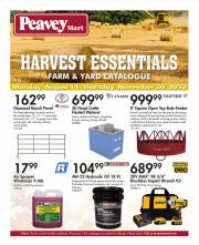 Peavey Mart catalogue in Estevan | Harvest Essentials Farm & Yard Catalogue | 2023-08-14 - 2023-11-30