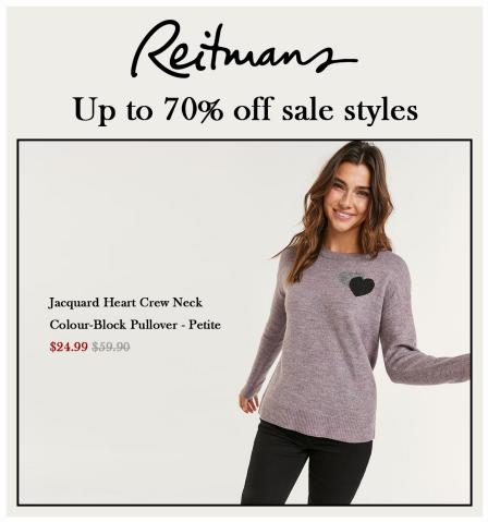 Reitmans catalogue | Up to 70% OFF Sale Styles!! | 2022-06-08 - 2022-07-17