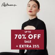 Clothing, Shoes & Accessories offers | Up to 70% off Sale + Extra 25% in Reitmans | 2023-01-05 - 2023-01-27