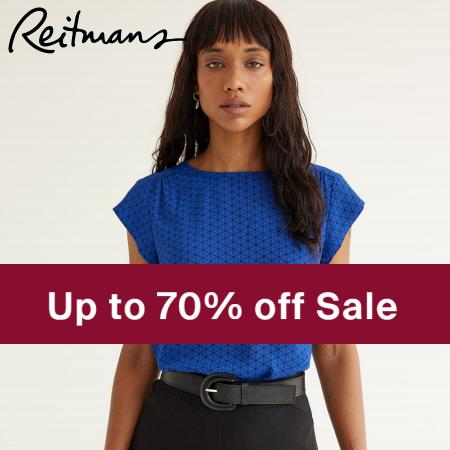 Reitmans catalogue in Montreal | Reitmans Up to 70% Off Sale | 2023-09-19 - 2023-10-04