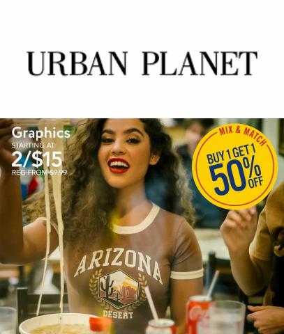 Urban Planet catalogue in Calgary | Buy 1 Get 50% off | 2022-09-13 - 2022-09-28