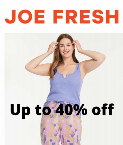 Joe Fresh catalogue in Swan River | Up to 40% off | 2022-09-29 - 2022-10-29