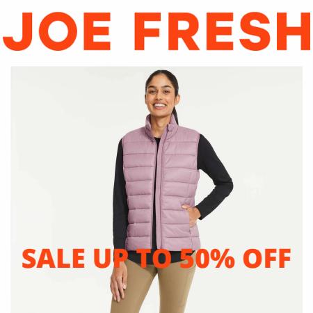 Joe Fresh catalogue | Joe Fresh Sale Up to 50% off | 2022-11-08 - 2022-12-08