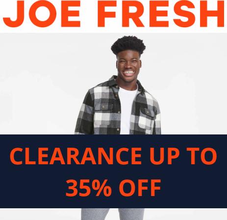Joe Fresh catalogue | CLEARANCE UP TO 35% OFF | 2023-01-21 - 2023-02-06