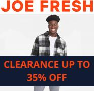 Joe Fresh catalogue in Montreal | CLEARANCE UP TO 35% OFF | 2023-01-21 - 2023-02-06