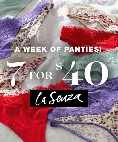 La Senza catalogue in Calgary | Week of Panties 7 for $40 | 2023-03-11 - 2023-03-26