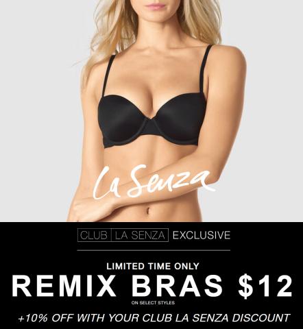 La Senza catalogue | Remix Bras $12 | 2023-05-31 - 2023-06-15