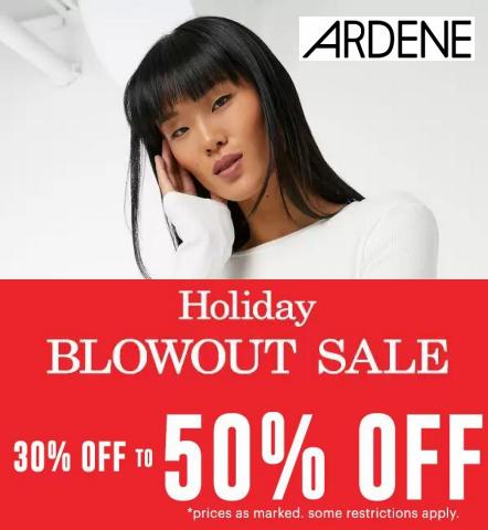 Clothing, Shoes & Accessories offers in Edmonton | Holiday Blowout Sale 30% to 50% Off in Ardene | 2022-12-01 - 2022-12-25