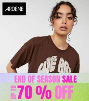Clothing, Shoes & Accessories offers in Vancouver | End Of Seaon Sale Up To 70% Off in Ardene | 2023-03-22 - 2023-04-05