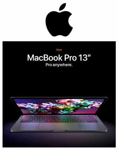 Electronics offers | MacBook Pro 13' in Apple | 2022-06-24 - 2022-10-17