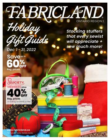 Fabricland catalogue in Toronto | Flyer | 2022-12-01 - 2022-12-31