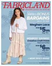 Fabricland catalogue in Vancouver | West Flyer | 2023-01-04 - 2023-01-31