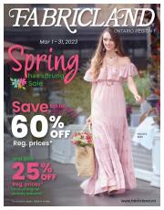 Fabricland catalogue in Toronto | Flyer | 2023-03-01 - 2023-03-31