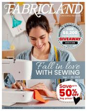 Fabricland catalogue in Toronto | Flyer | 2023-09-01 - 2023-09-30