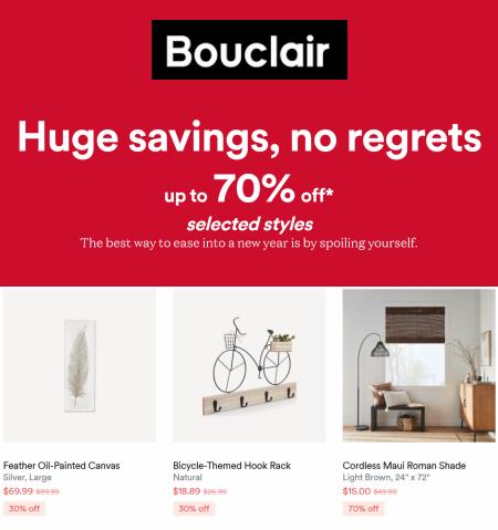 Bouclair Home catalogue in Edmonton | Huge savings, no regrets up to 70% off | 2023-01-12 - 2023-02-13