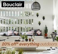 Offer on page 7 of the 20% Off Everything Outdoors catalog of Bouclair Home