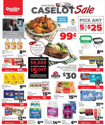 Grocery deals in the Quality Foods catalogue ( Published today)