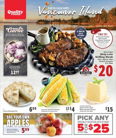 Quality Foods catalogue in Victoria BC | Weekly Specials | 2023-09-18 - 2023-09-24