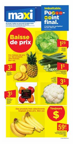 Maxi catalogue in Quebec | Weekly Flyer -Hybris | 2022-07-07 - 2022-07-13
