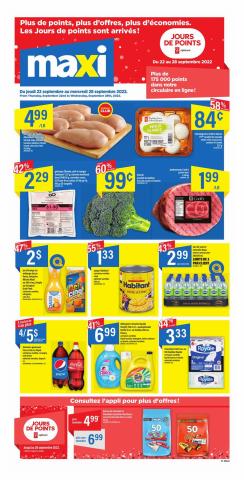 Maxi catalogue in Quebec | Weekly Flyer -Hybris | 2022-09-22 - 2022-09-28