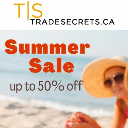 Pharmacy & Beauty offers in Calgary | Summer Sale up to 50% off in Trade Secrets | 2022-06-27 - 2022-07-27