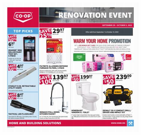 Co-op Home Centre catalogue in Weyburn | Home Centre | 2022-09-29 - 2022-10-05