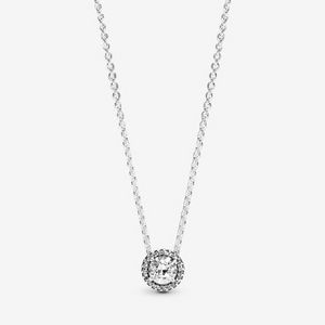 Collier Halo scintillant rond offers at $115 in Pandora