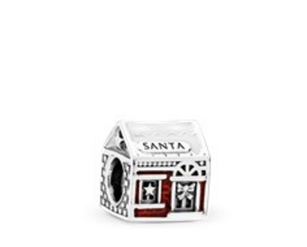 Santa&#39;s Home, White & Translucent Red Enamel discount at $55