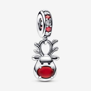 Charm-pendentif Renne au nez rouge en verre de Murano offers at $45.5 in Pandora