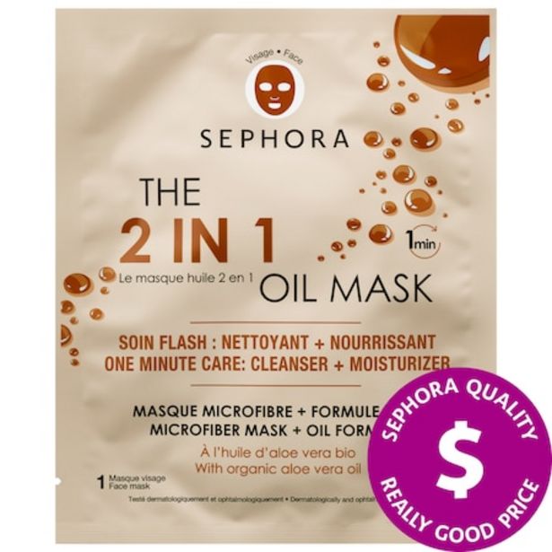The 2 in 1 Oil Mask offers at $4 in Sephora