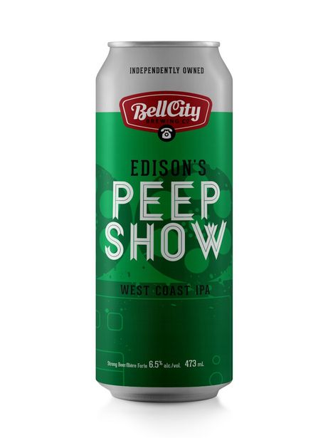 Bell City Edison's Peep Show IPA discount at $3.35