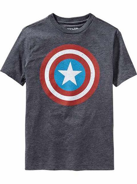 Gender-Neutral Marvel&#153 Captain America Graphic T-Shirt For Kids discount at $12.97