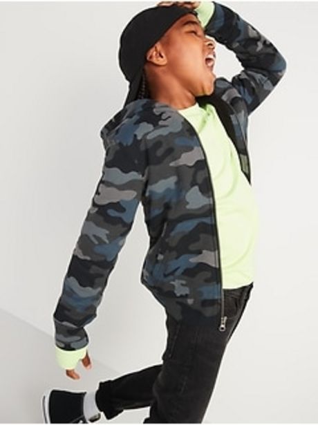 Cozy Sherpa-Lined Zip Hoodie for Boys discount at $21.4