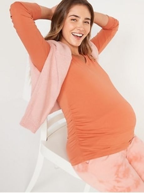 Maternity EveryWear Long-Sleeve T-Shirt discount at $9.97